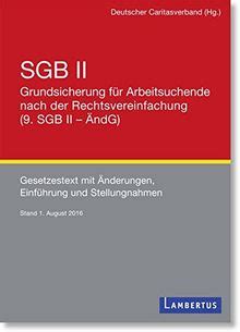 Sgb Ii Grundsicherung F R Arbeitsuchende Nach Der Rechtsvereinfachung