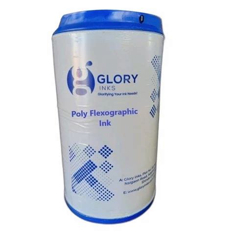 Glory Poly Flexographic Ink Drum Packaging Size 25 Kg At Best Price