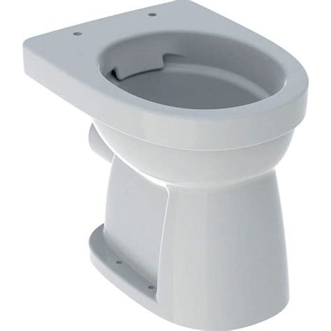 Geberit Stand Flachspül WC RENOVA Rimfree Abgang