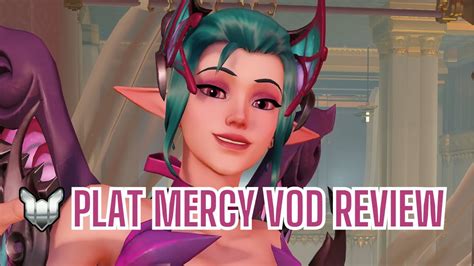 Vod Reviewing My Own Comp Games Plat Mercy Gameplay Overwatch 2