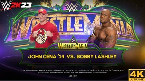 Full Match John Cena Vs Bobby Lashley Wwe Wrestlemania Pc Uhd K