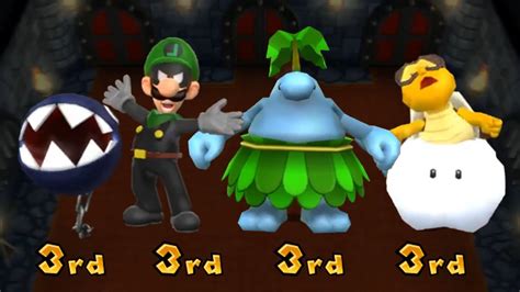 Mario Party Minigame Luigi Vs Yoshi Vs Kamek Vs Daisy Youtube