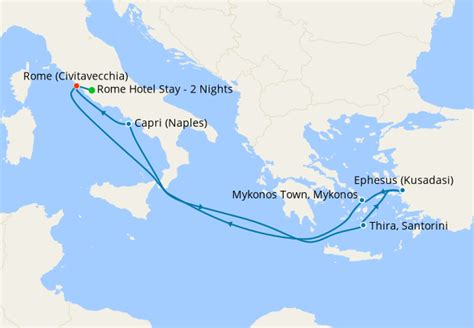 Greek Isles From Rome With Stay July Nt Odyssey Of The