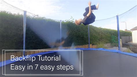 Backflip Tutorial In 7 Easy Steps Youtube