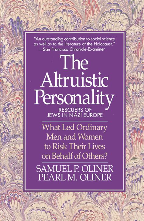 Altruistic Personality | Book by Samuel P. Oliner | Official Publisher ...