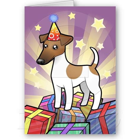 Birthday Smooth Fox Terrier Card Zazzle Smooth Fox Terriers Fox