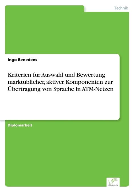 Kriterien F R Auswahl Und Bewertung Markt Blicher Aktiver Komponenten