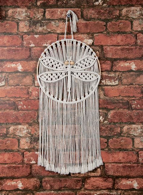 Solid Oak Macramé™ Wall Hanging Kit Dragonfly