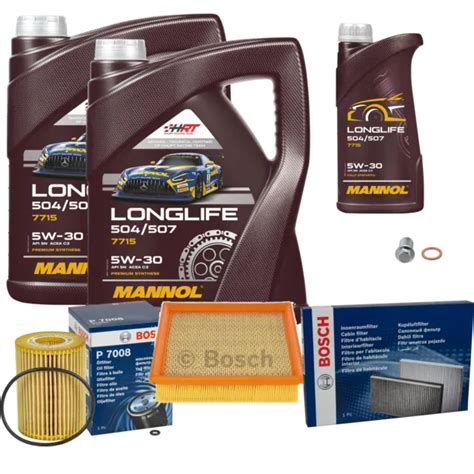 Bosch Inspection Set L Mannol Longlife W Pour Chrysler