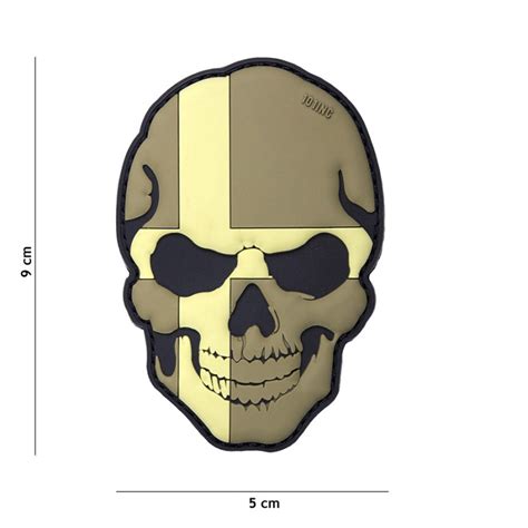 Patch 3D PVC Skull Suède Basse Visibilité 101 Incorporated Accueil