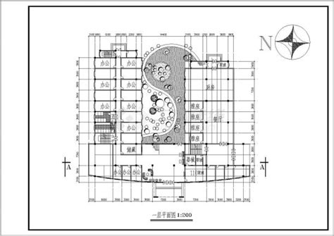 某六层丰都县公安局办公楼建筑方案图办公建筑土木在线