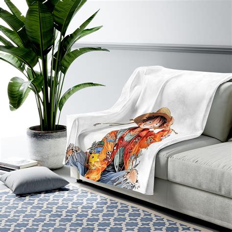 One Piece Luffy Streetwear Style Blanket - AnimeBape