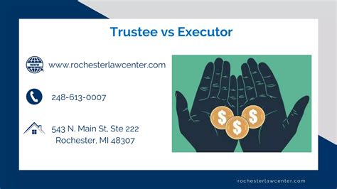 Trustee Vs Executor The Differences And Responsibilities Explained Ppt