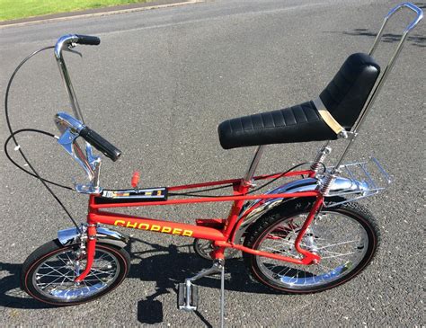 Raleigh Chopper Bike Mk2 1974 Super Cool Infrared Fully Restored