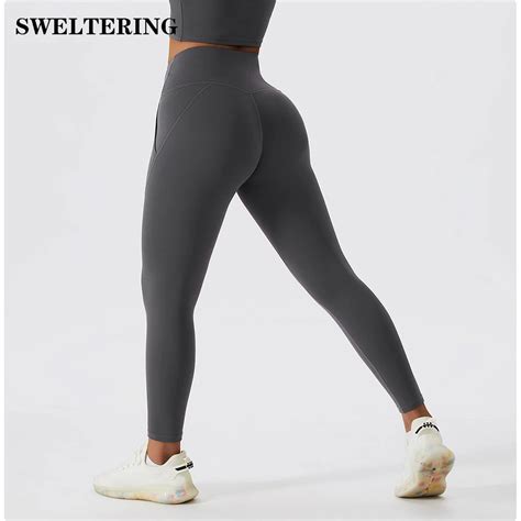 High Waisted Yoga Pants Gym Push Up Leggings Sport Women Fitness Seamless Female Legging Tummy