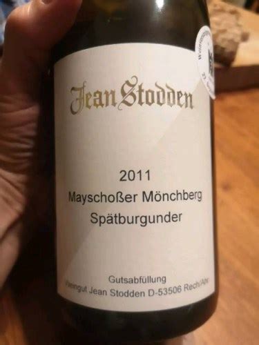 Jean Stodden Mayschosser M Nchberg Sp Tburgunder Vivino