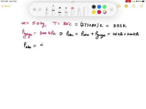 Solved A Compressed Air Tank Contains Kg Of Air At A Temperature Of