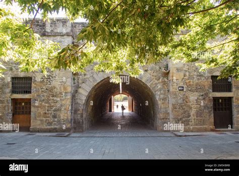 The Inner Gate Of The Puerta Del Socorro Of The Citadel Of Pamplona