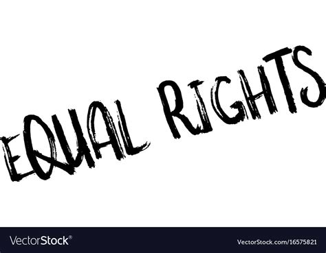 Equal Rights Rubber Stamp Royalty Free Vector Image