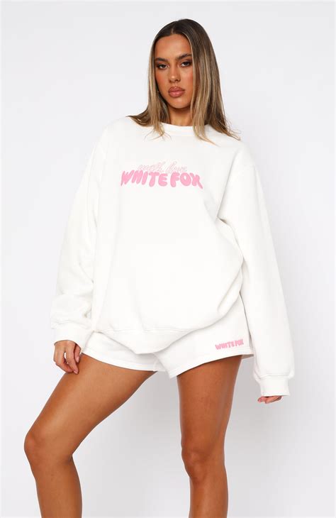 With Love Forever Oversized Sweater White White Fox Boutique