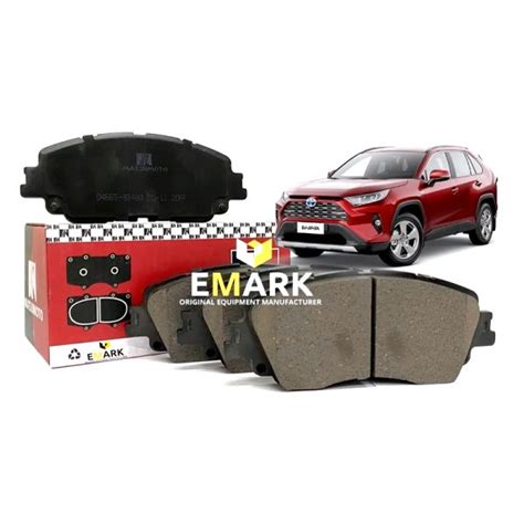 Kit Pastillas Freno Cerámica Delanteras New Rav4 2019 A 2021 Emark