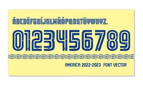 Tipografía America Font Vector 2022 2023 Archivo Ttf Eps Mebuscar México