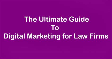 The Ultimate Guide To Digital Marketing For Law Firms HowSociables