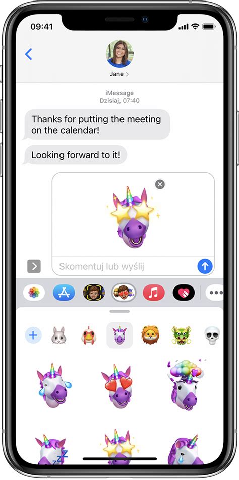 U Ywanie Memoji Na Telefonie Iphone Lub Ipadzie Pro Wsparcie Apple