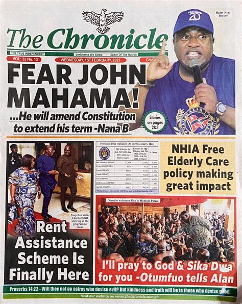 Asaase 99 5 On Twitter The Chronicle Fear John Mahama He Will