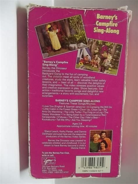 Barney S Campfire Sing Along Vhs Hot Sex Picture