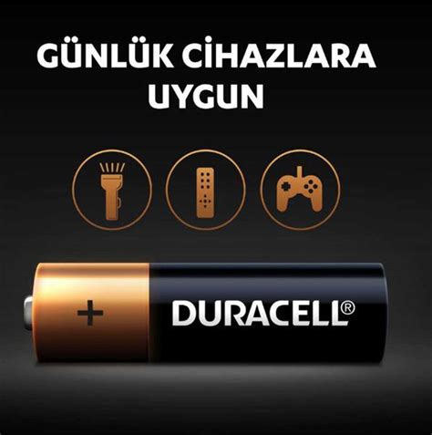 Duracell AAA 2x10 lu Kartela İnce Kalem Pil ToptanTRPro