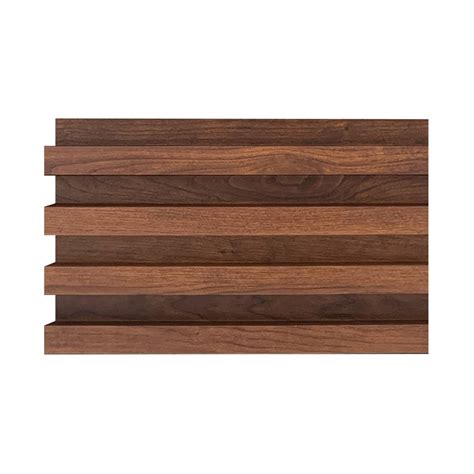 Brown Wood Fluted Panel