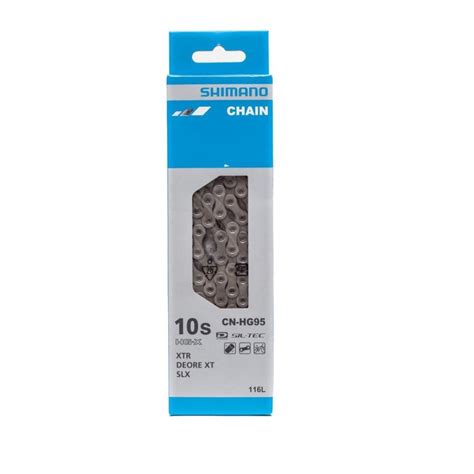 Catena Shimano HG 95 XTR Deore XT SLX 10V 116L