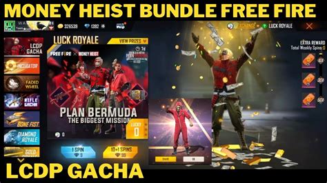 Lcdp Gacha Free Fire Plan Bermuda Luck Royale Money Heist Bundles