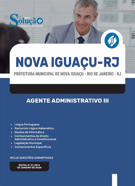 Apostila Prefeitura De Nova Igua U Rj Agente Administrativo Iii