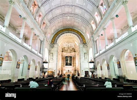 Interior Of The Basilica Of Fatima In Portugal Stock Photo Alamy