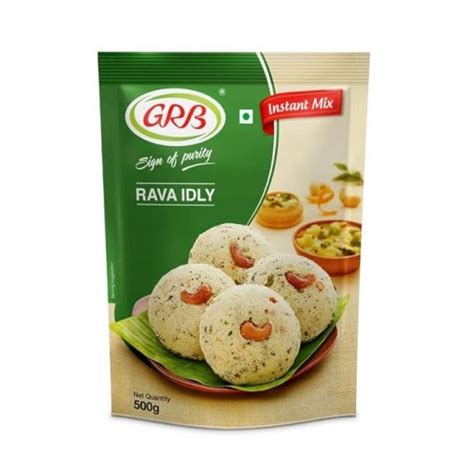 GRB Rava Idli Idly Mix 500 G Indian Grocery Mall