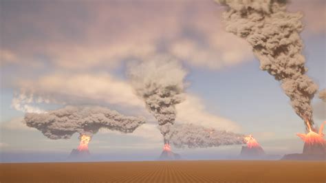 Volcano Simulation Effects in Visual Effects - UE Marketplace