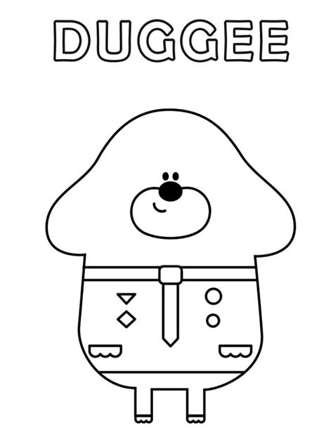 Hey Duggee coloring pages