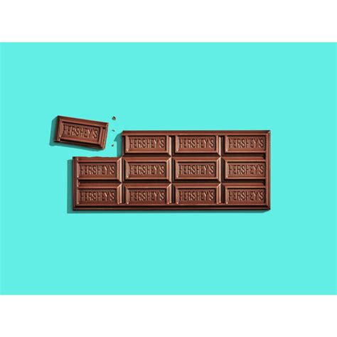 HERSHEY'S Milk Chocolate Standard Size 1.55oz Candy Bar