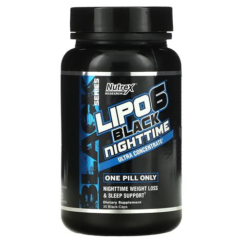 Nutrex Research Lipo Black Nighttime Ultrakonzentrat Schwarze