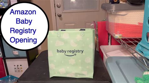 Amazon Welcome Baby Registry Box Unboxing Review Youtube