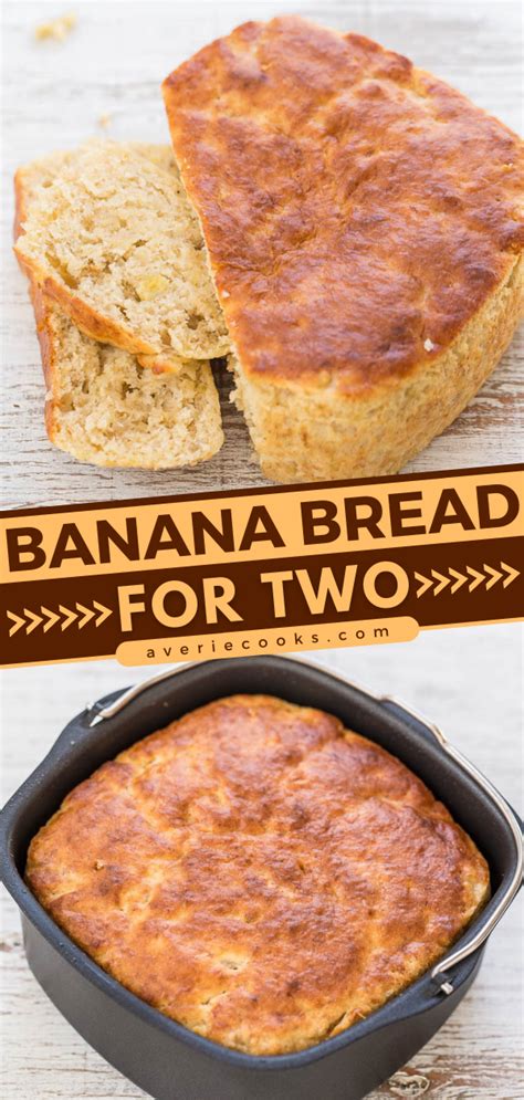 Air Fryer Banana Bread For Two So Easy Averie Cooks