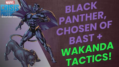 Black Panther Chosen Of Bast Revealed Tactics Cards Marvel Crisis