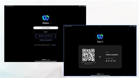 Webex アプリ Qr コードでサインイン