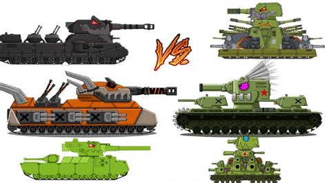 Kv Vs Ratte Tank Homeanimation Cartoon About Tank Luistrator Youtube