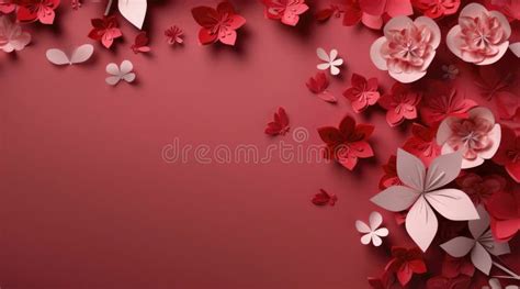 Pink Blossoms Background Pink Blossom Stock Illustration Illustration