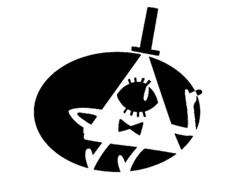 Gravity Falls Bill Cipher Free Pumpkin Stencil Pumpkin Pattern