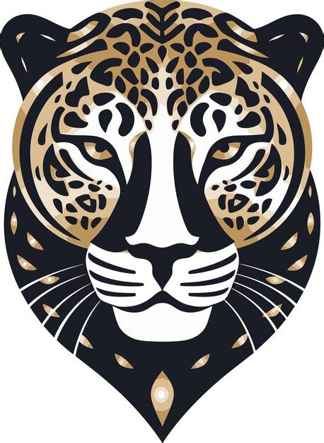 Premium Vector Roaring Excellence Black Leopard Emblem In Vector