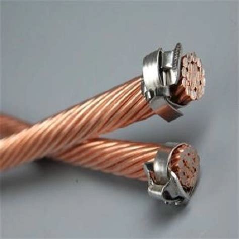 40 Iacs Conductivity Copper Clad Steel Grounding Conductor CCS And